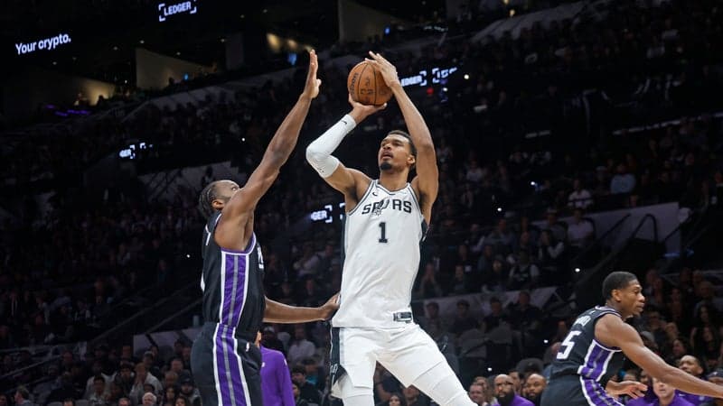 NBA: portés par un grand Wembanyama, les Spurs enchaînent face aux Kings