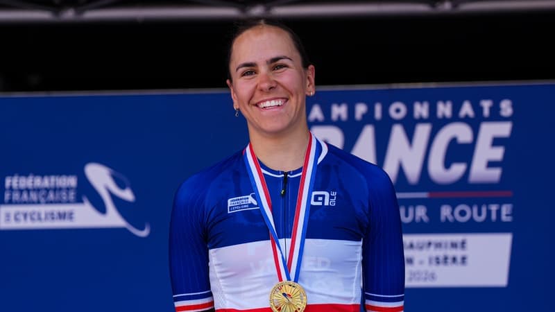 Cyclisme: "Une mission d'équipe accomplie", Célia Gery savoure son nouveau statut de championne de France