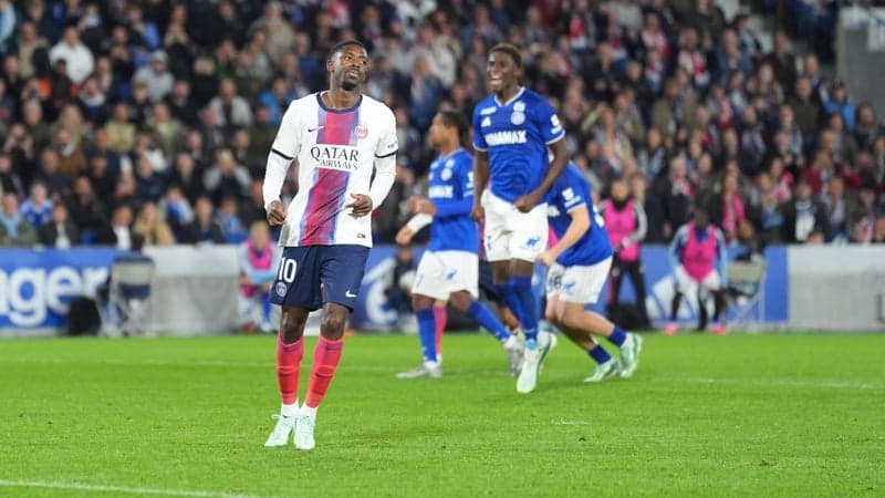 Le PSG n'y arrive plus sur penalty: le raté de Dembélé face à Strasbourg, la mauvaise série se poursuit pour Paris
