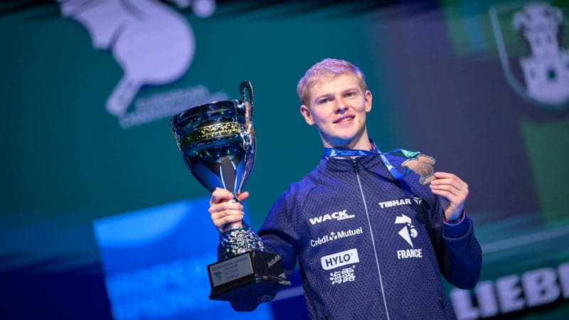 "Le meilleur set de ma vie": la fierté et l'émotion de Félix Lebrun après son titre de champion d'Europe