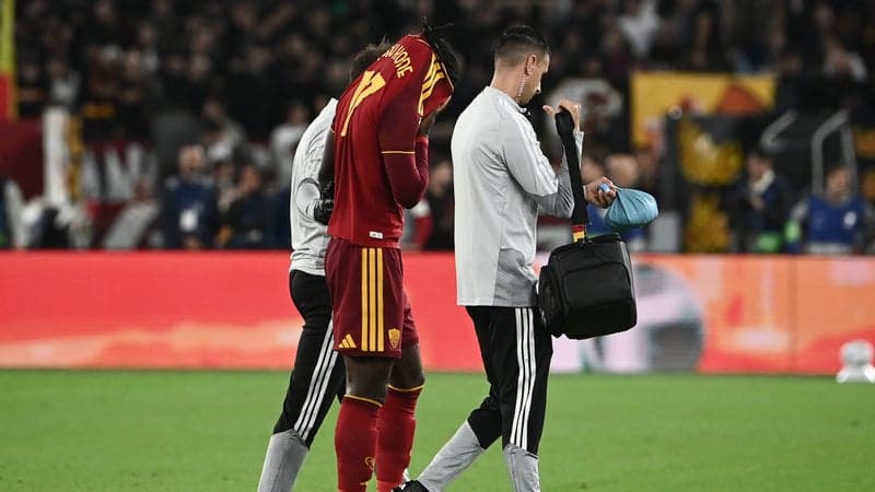 AS Rome-Real Madrid: grosse inquiétude pour Manu Koné, sorti en larmes sur blessure