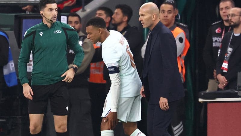 Turquie-France: "Ça ne va pas bien", Zidane donne de mauvaises nouvelles concernant Mbappé, sorti blessé après son but
