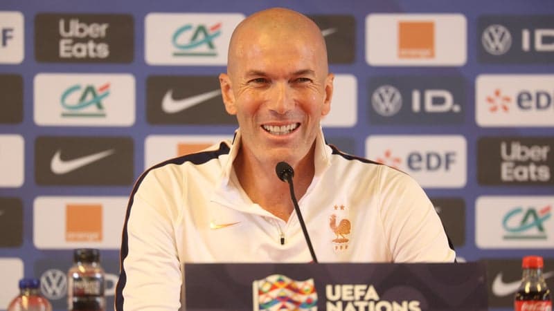 "Je ne sais pas si vous l’avez vu… enfin si, vous avez vu le match": Zidane en grande forme en conférence de presse à la veille de Belgique-France