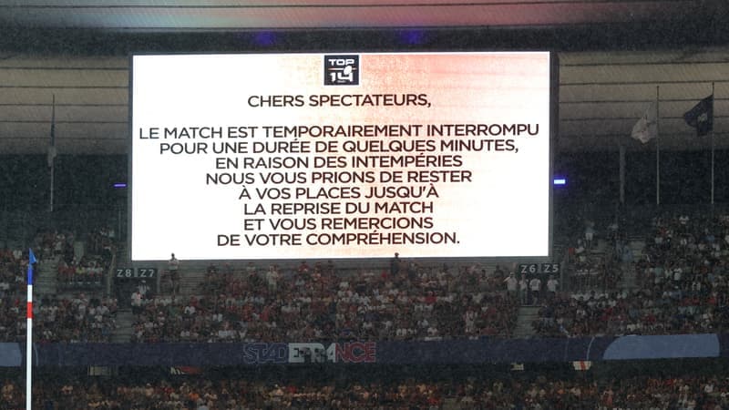 Toulouse-Montpellier: la finale de Top 14 interrompue à cause des violents orages