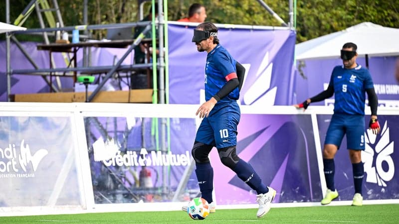 Cécifoot: petit pont, double contact... Fréderic Villeroux signe un nouveau festival en finale de l'Euro contre l'Angleterre
