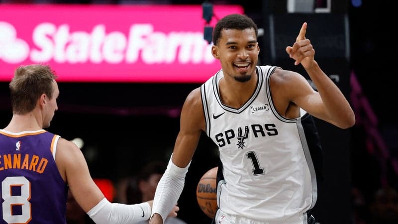 NBA: les Spurs enfin lancés grâce à un Wembanyama inarrêtable