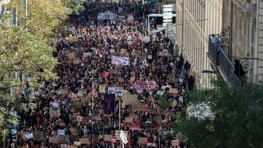 Saluts nazis, mouvement de foule... altercation entre des supporters néerlandais et des manifestants lycéens à Rennes