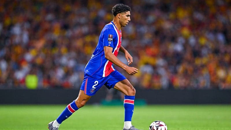 Lens-PSG: "Ça ressemblait plus à un match de Ligue 1", Hakimi regrette le choix de Bollaert pour accueillir le Trophée des champions