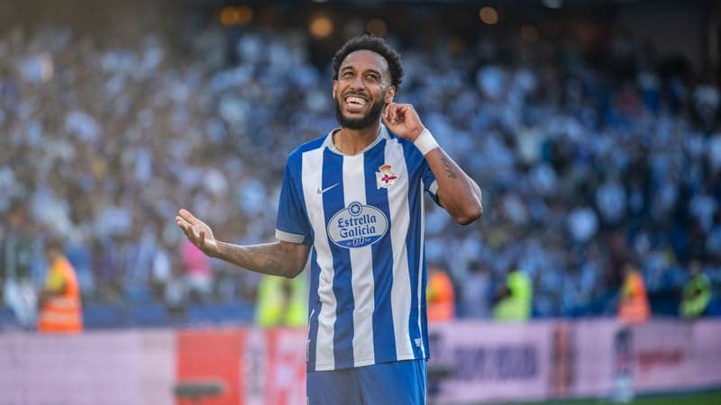 Liga: le nouveau but de Pierre-Emerick Aubameyang, en feu depuis son transfert de l'OM à La Corogne