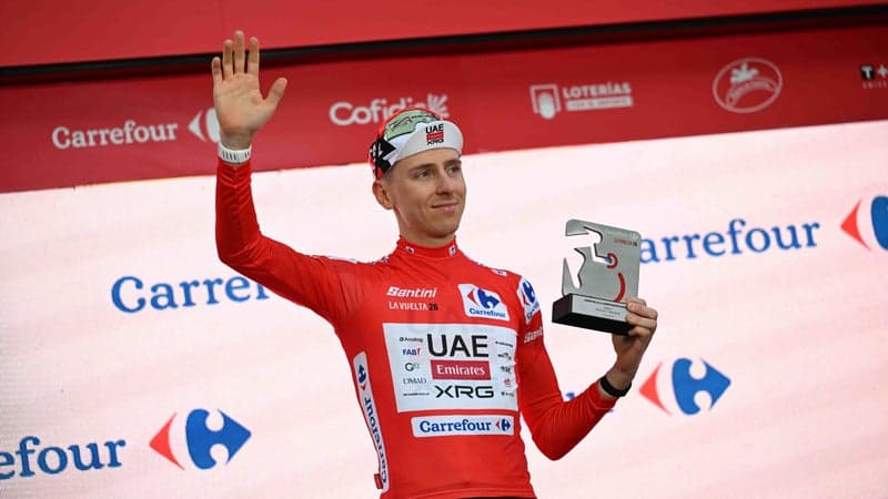 Vuelta 2026: "J’étais un peu surpris de ma victoire", Tadej Pogacar ne s'attendait pas a remporter la première étape et s’attend à perdre le maillot rouge dès demain