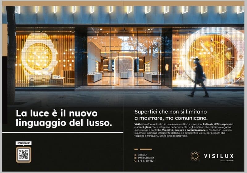 Visilux, la révolution lumineuse des films intelligents débarque en Italie
