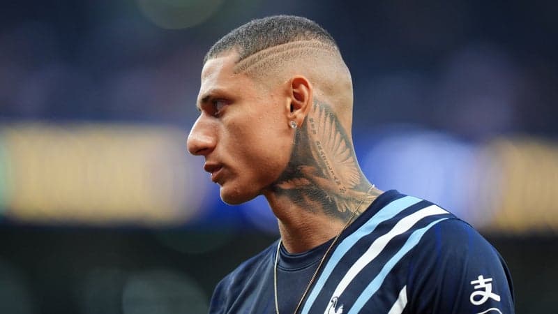 Tottenham: "On a perdu 3-0 avec lui", De Zerbi tacle Richarlison qui "ne jouera pas, même en Carabao Cup"