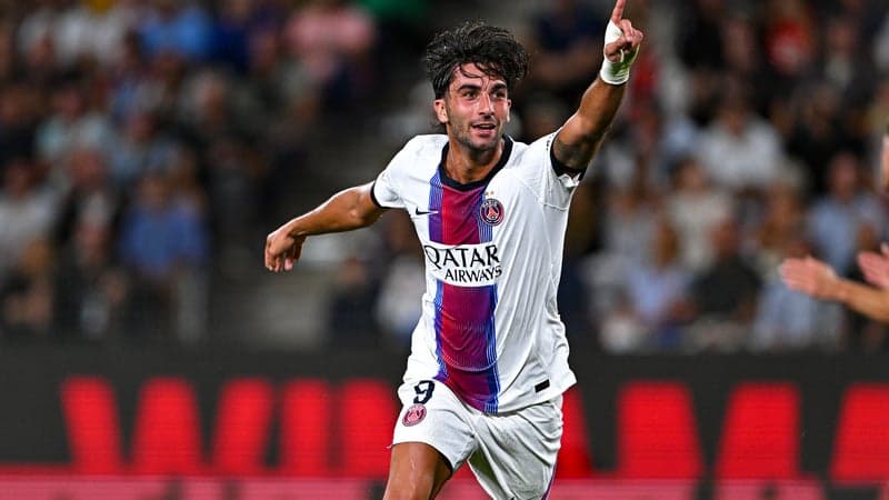 Une mi-temps, un doublé: les débuts fracassants de Ferran Torres, décisif lors de Rennes-PSG pour son baptême en Ligue 1