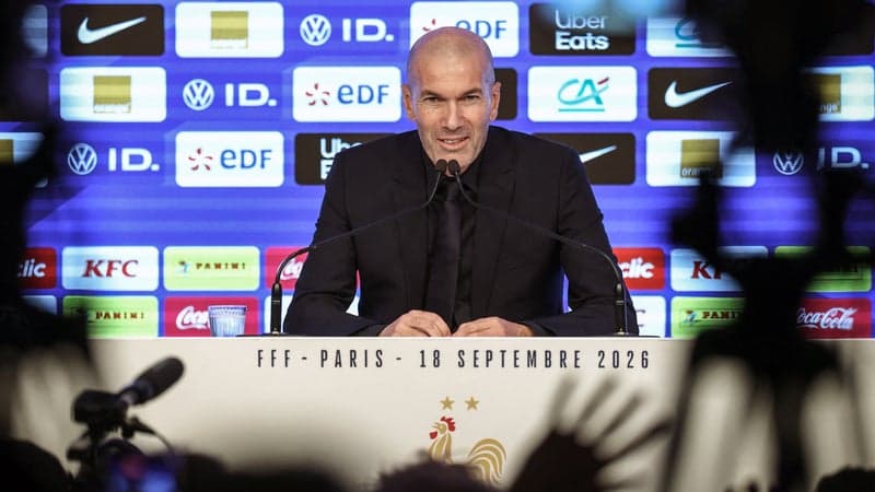 Equipe de France: Zidane et son staff déjà en action à Clairefontaine