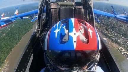 Patrouille de France en Amérique : nous avons survolé la statue de la Liberté à New York avec les pilotes français
