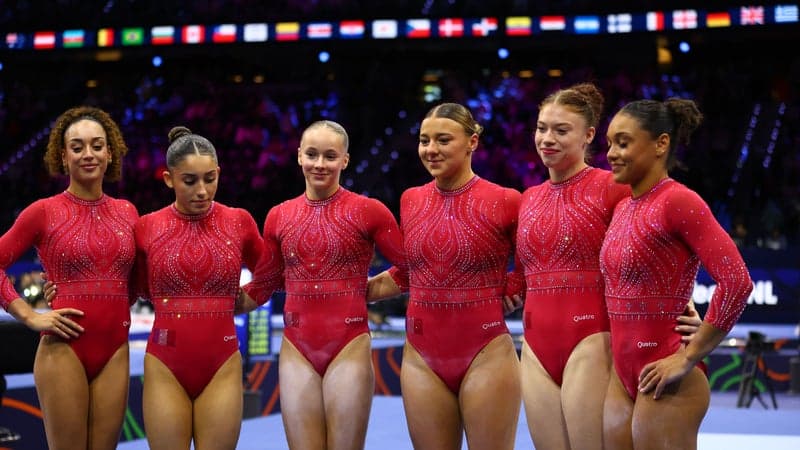 Mondiaux de gym: les Françaises au pied du podium du concours par équipes