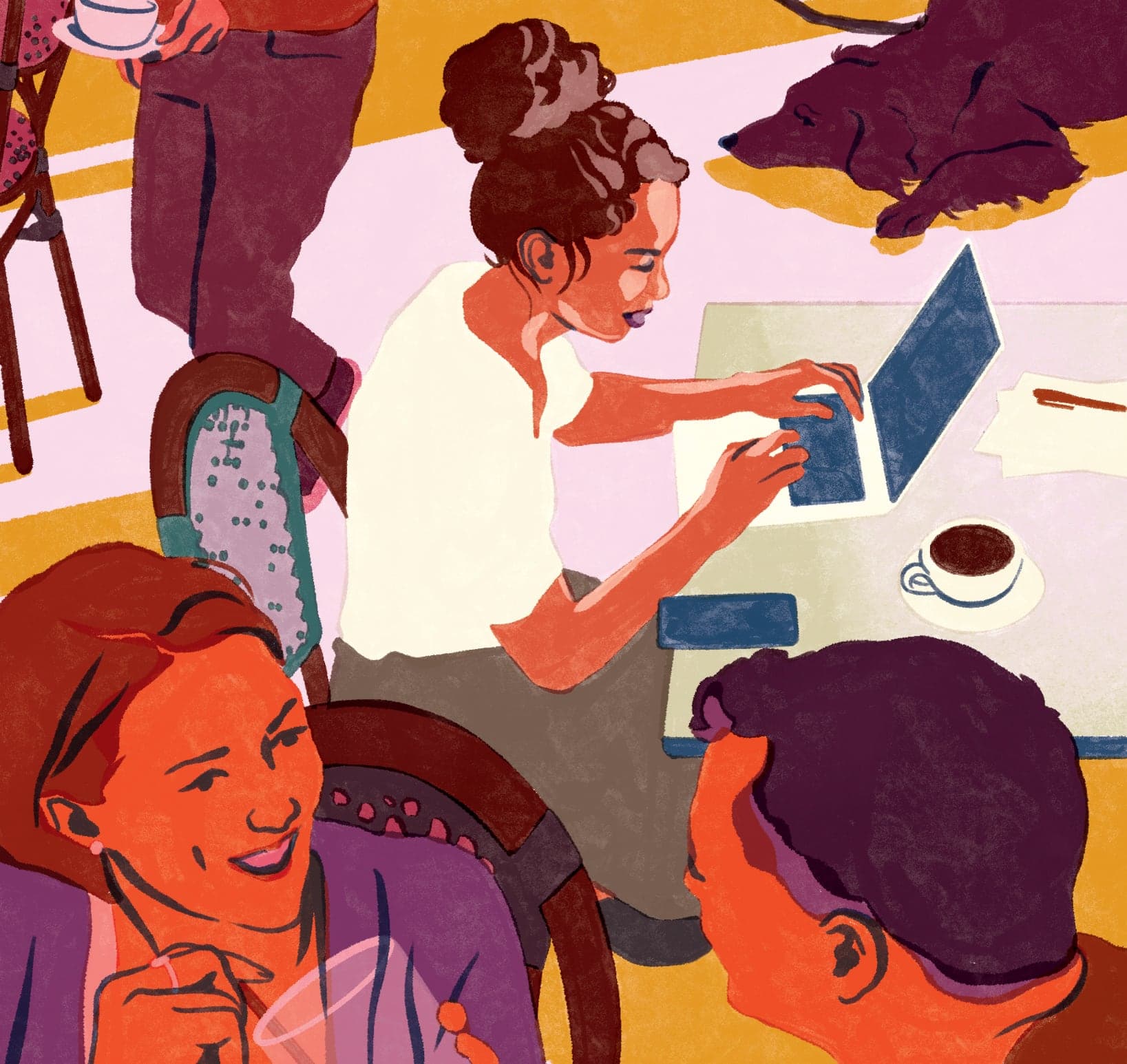 "Mes meilleures idées viennent souvent ici" : pourquoi votre bureau idéal est sans doute un bistrot