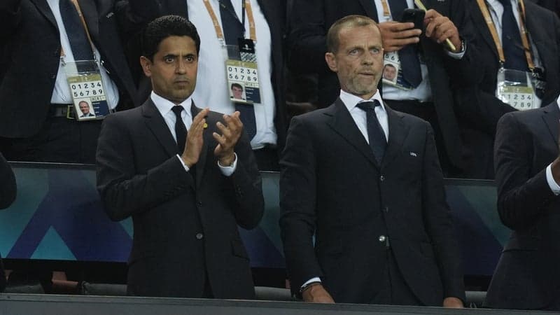 PSG-Aston Villa: rencontre entre Al-Khelaïfi et Ceferin à Salzbourg avant la Supercoupe d'Europe