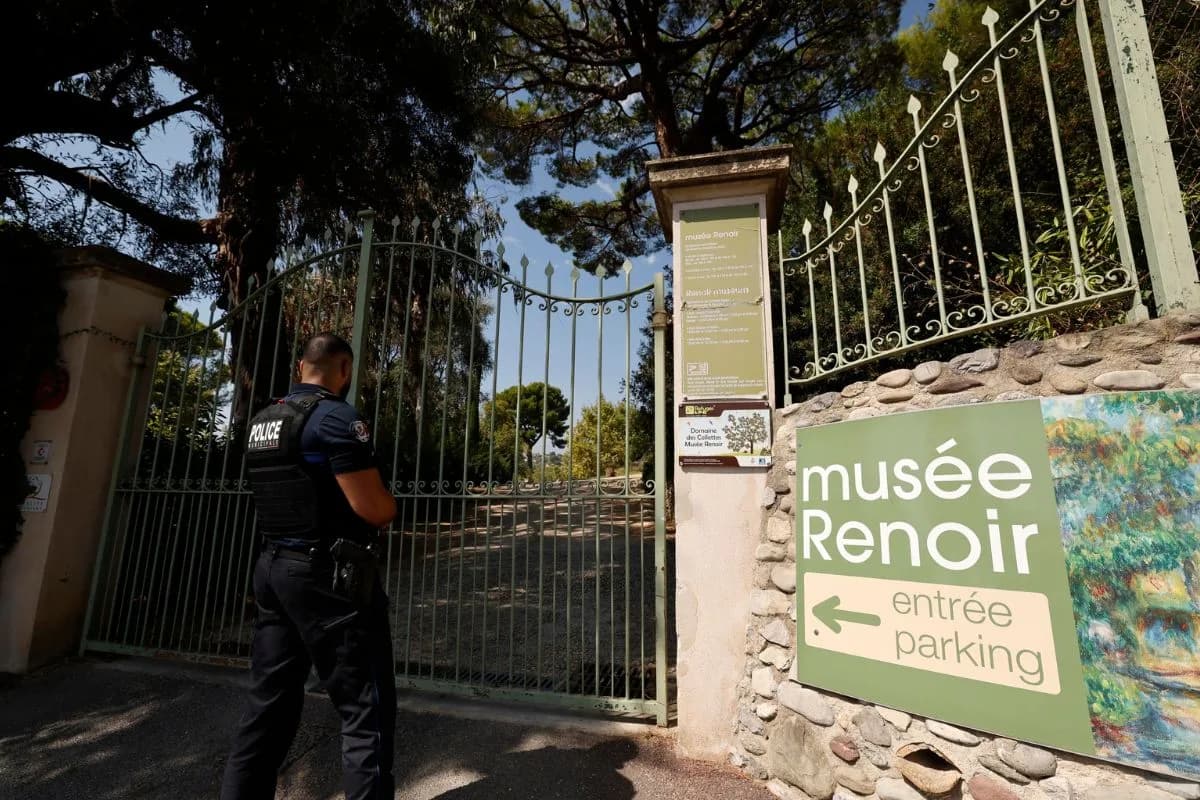 France : les deux Renoir volés au musée de Cagnes-sur-Mer retrouvés, six arrestations
