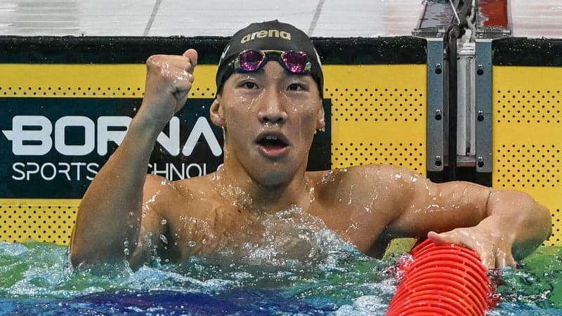 Un concurrent de poids pour Léon Marchand: le prodige japonais Shin Ohashi pulvérise le record du monde du 200m brasse à 17 ans